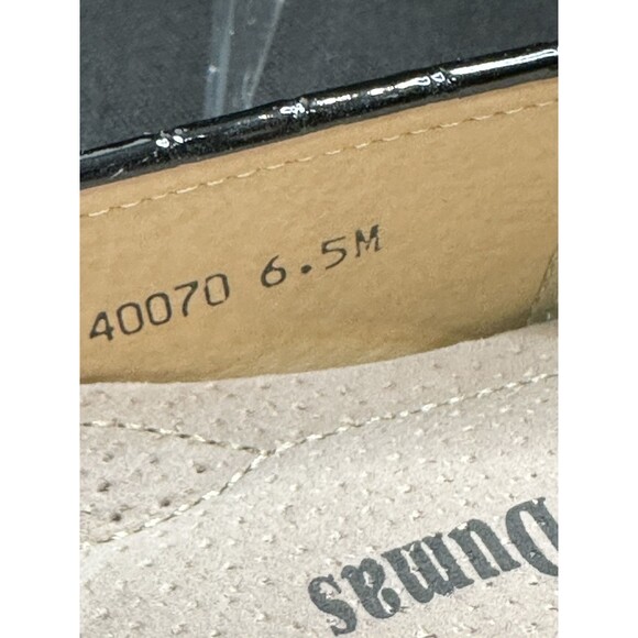 Pierre Dumas “Hazel” Women's 6.5M Black Patent Croc Embossed Casual Loafers - Picture 2 of 8